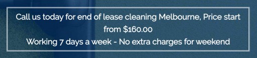 CleanToShine Offers Thorough End of Lease Cleaning Melbourne Service From $160.00