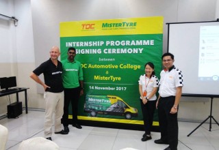 MisterTyre & TOC Automotive Internship Programme Signing Ceremony
