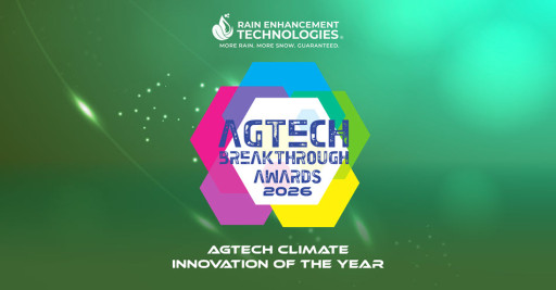 Rain Enhancement Technologies Recognized With 2026 "AgTech Climate Innovation of the Year" by AgTech Breakthrough