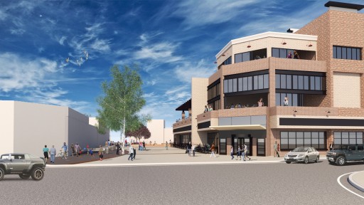 The Grove on Mainstreet Proposed Mixed-Use Development to Provide a Warm and Welcoming Sense of Place in Parker, Colorado