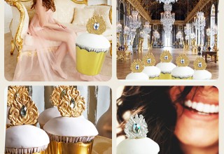 Versailles cupcake topper