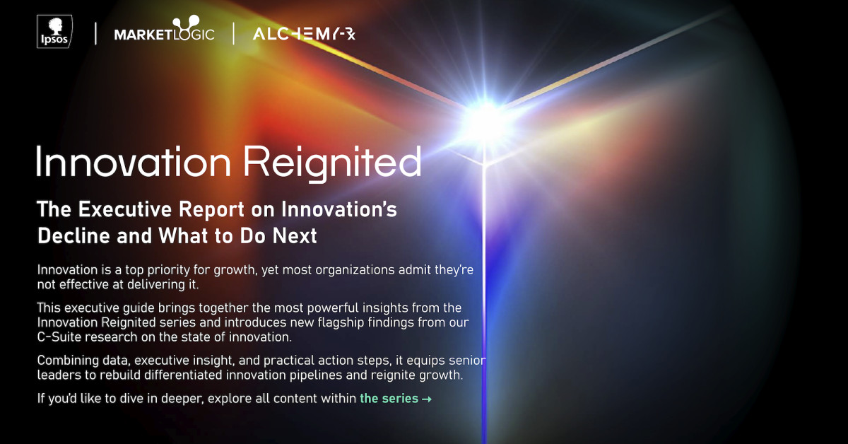 Innovation Holds Key to Future Growth, New Research from Ipsos, Alchemy ...
