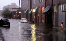 Flooding downtown Charleston