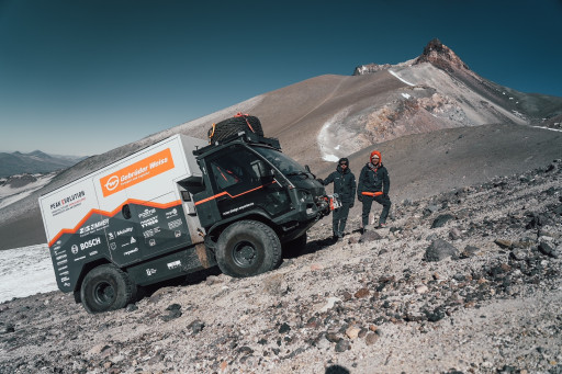 Gebrüder Weiss Peak Evolution Team Achieves New World Record for E-Vehicles Altitude at Ojos Del Salado, Chile