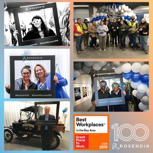 Rosendin Named One of the 2019 Best Workplaces in the Bay Area by Great Place to Work® and FORTUNE