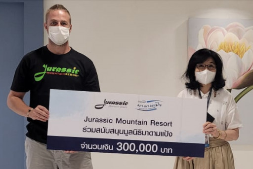 Jurassic Mountain Resort & Fishing Park Donates Over 3 Million Thai Baht for Charitable Causes Throughout Thailand