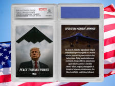 Operation Midnight Hammer: Gem Mint 10 Patriotic Card