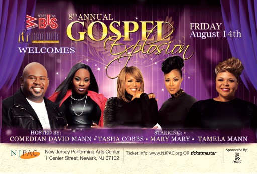 A Night of Anointing Spirits Was Presented At New Jersey Performing Arts Gospel Explosion 2015