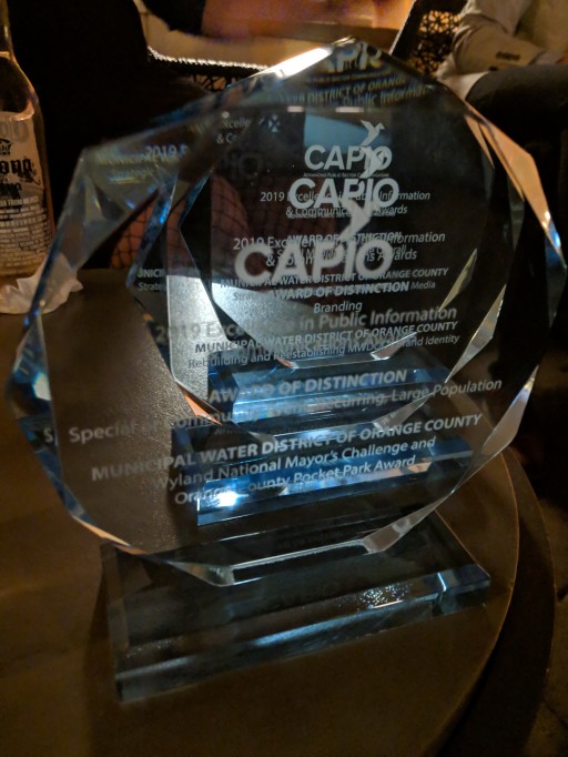 MWDOC Earns Top CAPIO Awards of Distinction