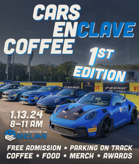 The Motor Enclave Cars En Coffee Graphic