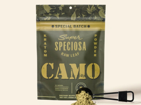 Super Speciosa Camo Kratom Powder Review (2025)