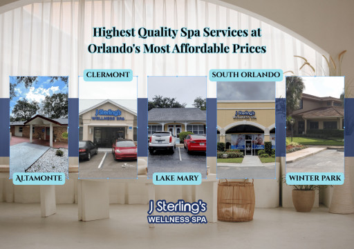 J Sterling's Wellness Spa Delivers Affordable Luxury: Massages & Facials From $60, Laser Hair Removal From $45, Plus Botox & CoolSculpting - Backed by Top Google Ratings Across Orlando