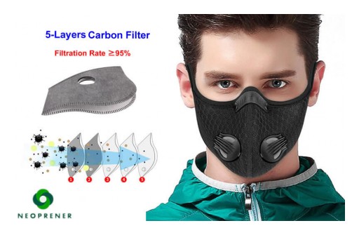 Are Cycling Masks With Carbon Filter Produced by Neoprener Effective Against the Coronavirus?