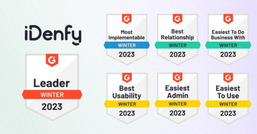 iDenfy Featured in G2's Winter Report as the Leading Identity Verification Software