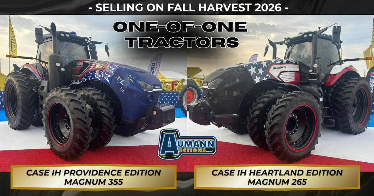 Case IH to Auction Two One-of-One Magnum Tractors Celebrating 250 Years of American Agriculture