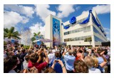 Atop a new Church of Scientology overlooking the Biscayne Bay, some 2,000 Scientologists and guests gather, Saturday, April 29, to celebrate their new home in the Magic City. 