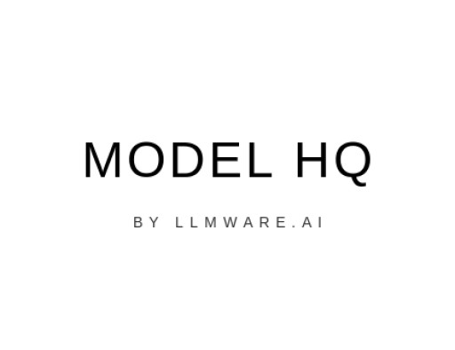 Model HQ by LLMWare.ai is Selected by Intel for Its Tech Showcase at CES 2025