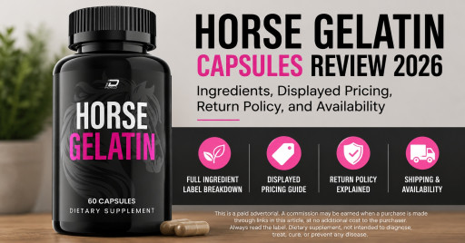 Horse Gelatin Capsules Review 2026: Men's Vitality Trend or Weight-Management Formula?