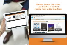 Browse, search, and share App Data Room content directly from inside Salesforce