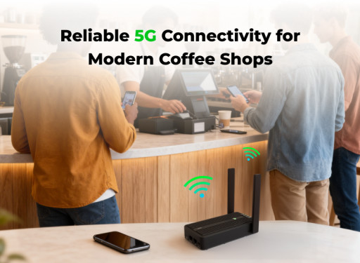 New 5G Router CR602 Helps U.S. Coffee Shops Improve Connectivity and Business Internet Reliability