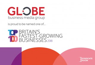Globe Business Media Group Named 20th Fastest-Growing Business in Britain