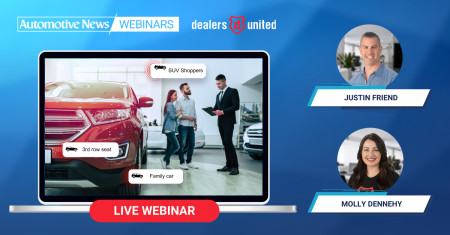 Dealers United Announces Webinar With Automotive News: "Convert Digital Signals to Car Sales" on Mar