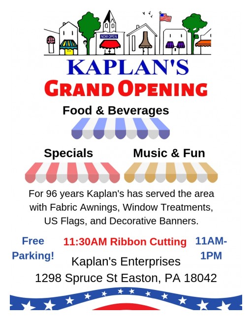 Kaplan's Enterprises Plans Grand Re-Opening Celebration