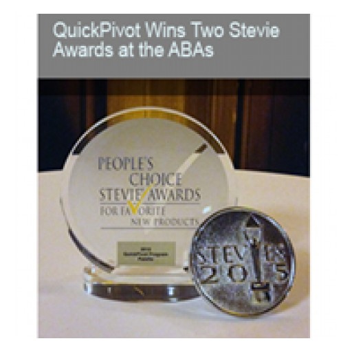 QuickPivot™ Receives Multiple Stevie Awards - Recognized as a New Favorite in Marketing Software