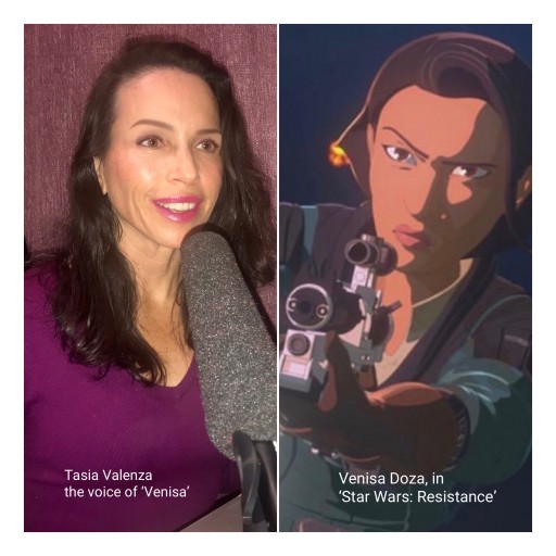 Tasia Valenza Joins Cast of 'Star Wars: Resistance' as the Voice of 'Venisa Doza'