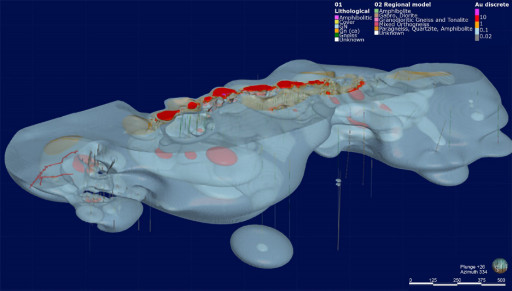 AI Enhanced 3D Model Defines a Potential District Scale Gold and Silver System at ESGold's Montauban Project