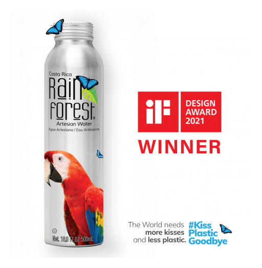Design + Sustainability Excellence: RainForest Water Wins iF Design Award 2021 in Packaging Design