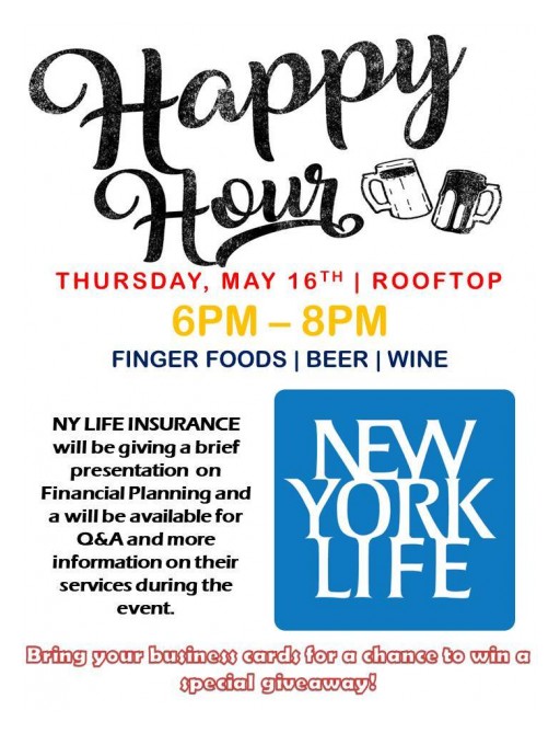 TenTen Wilshire is Hosting a Happy Hour Event Featuring a Financial Planning Presentation With New York Life Insurance