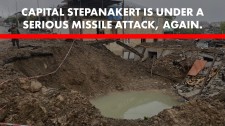 Capital Stepanakert is under serious missile attack, again.