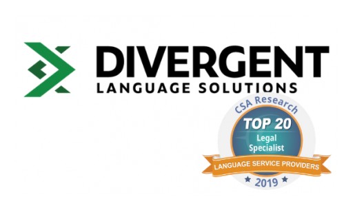Divergent Language Solutions Recognized as Top Language Service Provider Specialized in Legal Translation Services