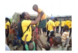 Volunteer Ministers providing help in a refugee camp in Burundi