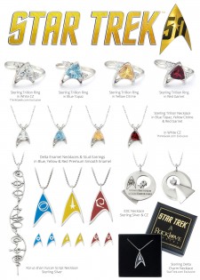 RockLove Jewelry Official Star Trek 50th Anniversary Collection