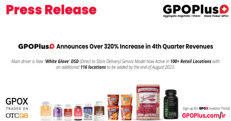 GPO Plus, Inc., Thursday, July 6, 2023, Press release picture