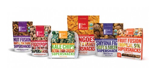 Made in Nature Unleashes Its Full Line of New Organic Supersnacks™