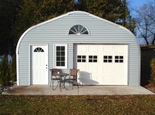 Arch Style Steel Garage Building