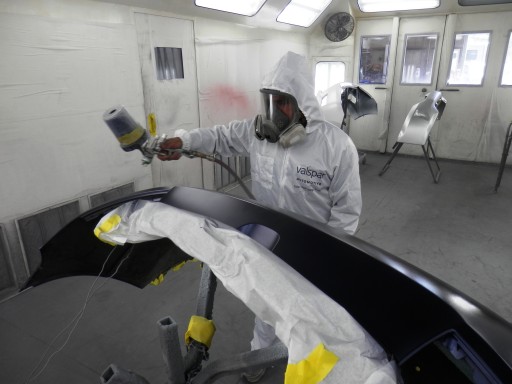 Monte's Auto Body in CA is High on the Valspar Refinish™ Low VOC System