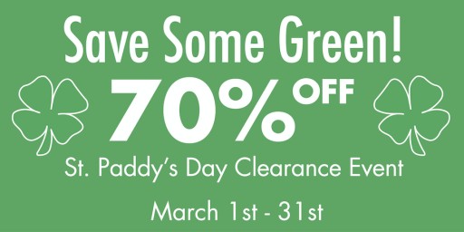 Save Some Green! Up to 70% Off St. Paddy's Patio Furniture Sales Event at All American Outdoor Living