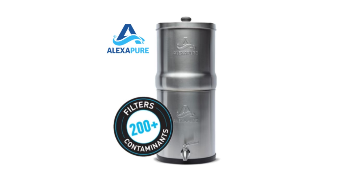 AlexaPure Survival Spring Water Filter 300 Gallons Field