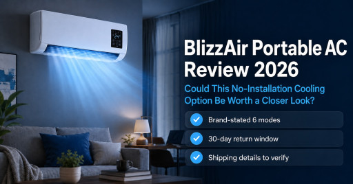 BlizzAir Portable AC Review 2026: Could This No-Installation Cooling Upgrade Be the Answer for Hot, Uncomfortable Rooms?