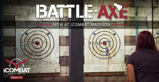 iCOMBAT Madison Adds Battle-Axe Dane County's Premier Axe Throwing Venue