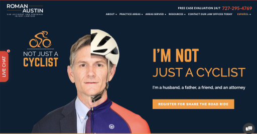 Roman Austin Car Accident and Personal Injury Lawyers Launch 'Not Just a Cyclist' Campaign With Free 'Share the Road Ride' Event