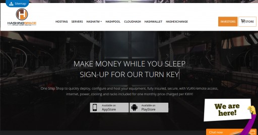 HashingSpace Corporation Launches Bitcoin ASIC Mining and Hosting Operations