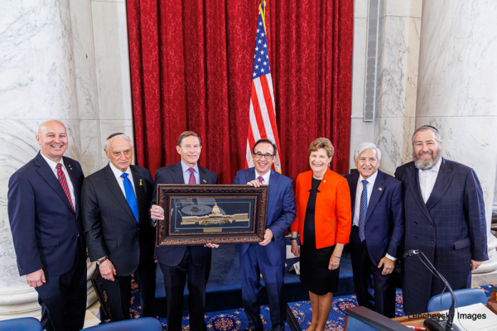 Honorees Malcolm Hoenlein & Eric Gertler presented by US Senators Pete Ricketts, Richard Blumenthal