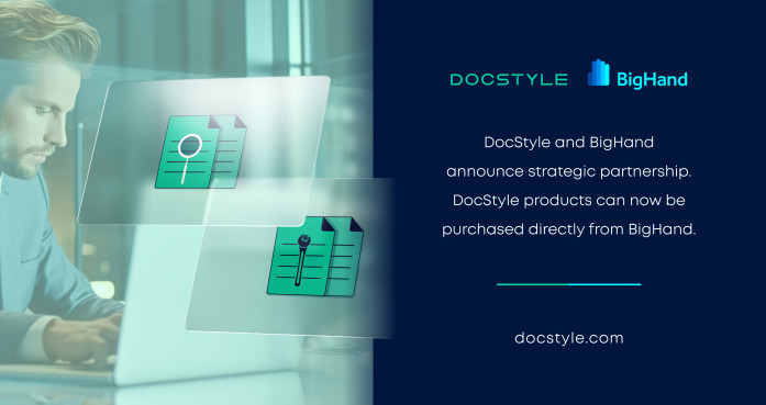 DocStyle & BigHand Partnership Announcement