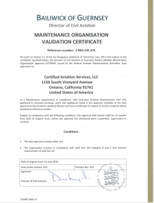 MOA Certificate 