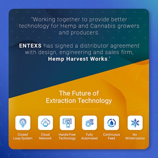 ENTEXS Signs Distributor Agreement With Hemp Harvest Works